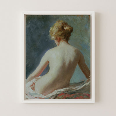 Vintage Female Nude, Back