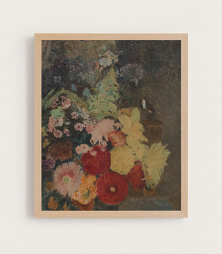 VINTAGE FLORAL - Museum Quality Art