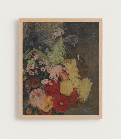 VINTAGE FLORAL - Museum Quality Art