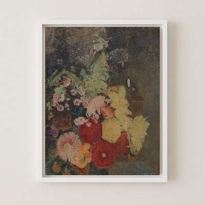 VINTAGE FLORAL - Museum Quality Art