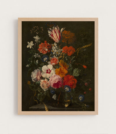 Vintage Flowers in a Vase