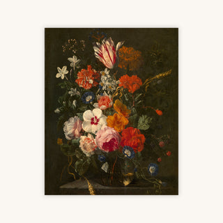 VINTAGE FLOWERS IN A VASE — Primary Image