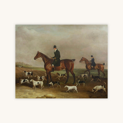 VINTAGE HUNTING PORTRAIT — Primary Image