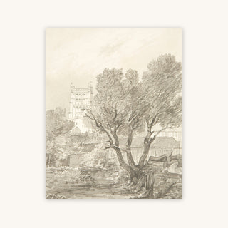 VINTAGE PENCIL SKETCH III — Primary Image