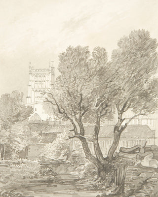 VINTAGE PENCIL SKETCH III