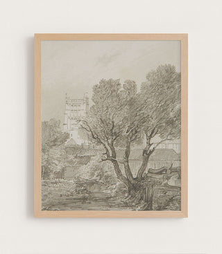 Vintage Pencil Sketch III