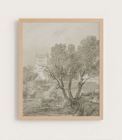 Vintage Pencil Sketch III
