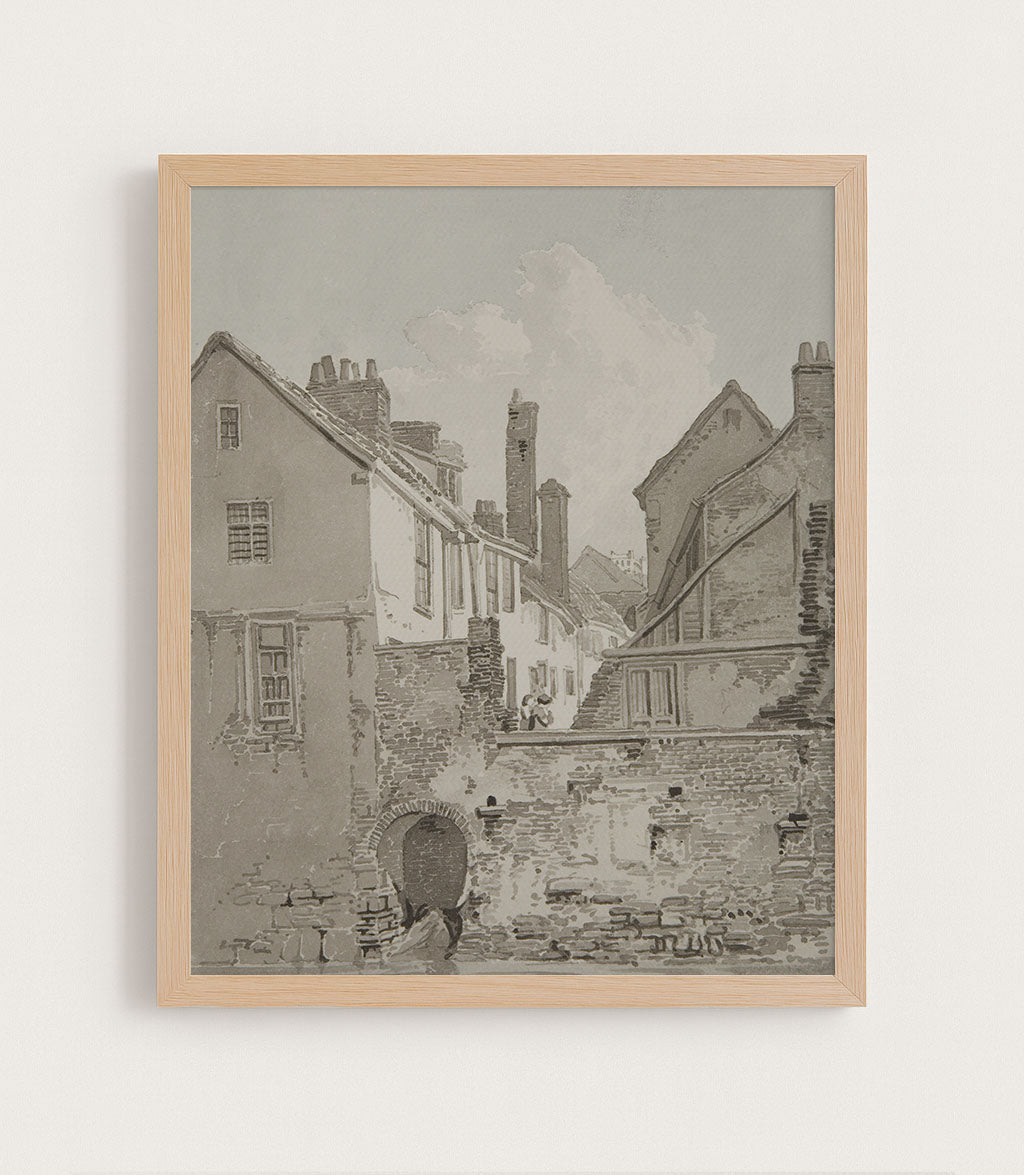 Vintage Pencil Sketch II - Vintage Sketches and British Art