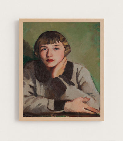 VINTAGE PORTRAIT OF A GIRL - Museum Quality Art