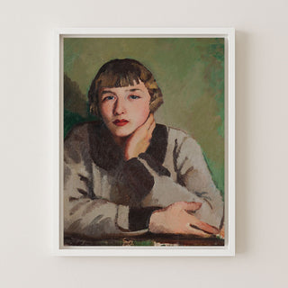 VINTAGE PORTRAIT OF A GIRL - Museum Quality Art