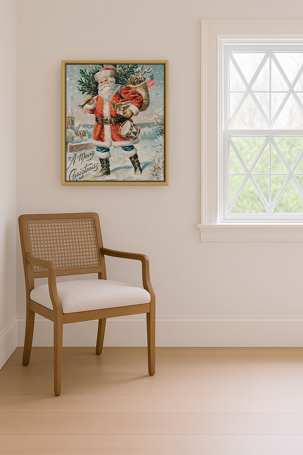 Vintage Santa Claus Art Print – Museum Quality Art