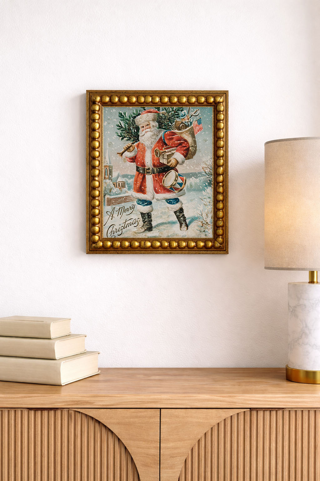 Vintage Santa Claus Art Print – Museum Quality Art