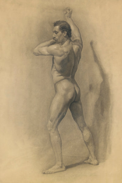 VINTAGE STUDY OF THE MALE FIGURE - Museum Quality Art