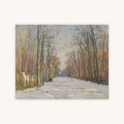 VINTAGE WINTER SCENE — Primary Image