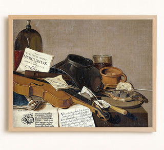 VIOLIN STILL LIFE - Museum Quality Art