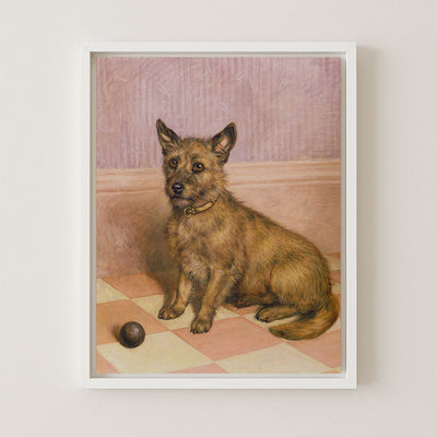 WAITING TO PLAY - Museum Quality Art