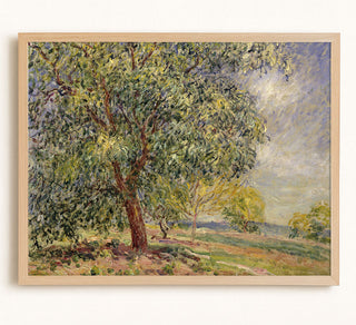 WALNUT TREE AT SABLONS IN SPRING - Museum Quality Art