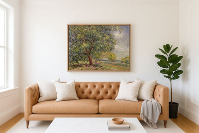 WALNUT TREE AT SABLONS IN SPRING - Museum Quality Art