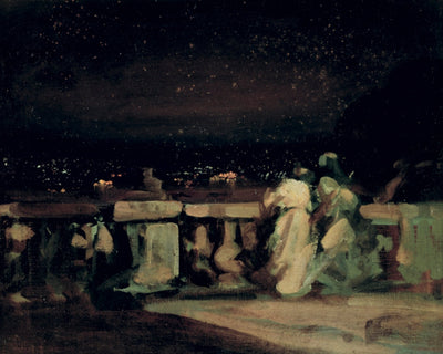 WATCHING THE FIREWORKS AT ST. CLOUD