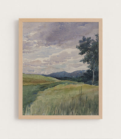 WATERCOLOR SCENE - Museum Quality Art