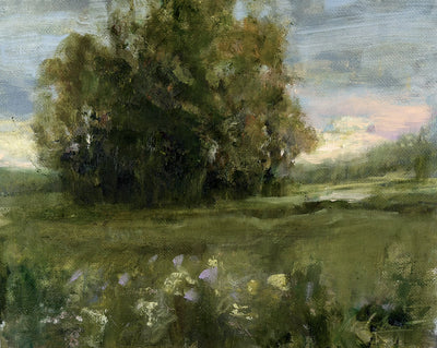 WHERE SPRING BEGINS - 9X7" OIL ON CANVAS