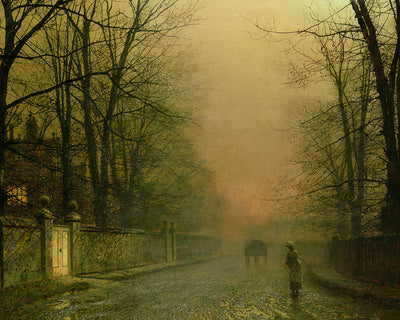 WHERE THE PALE MOONBEAMS LINGER - Museum Quality Art
