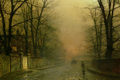 WHERE THE PALE MOONBEAMS LINGER - Museum Quality Art