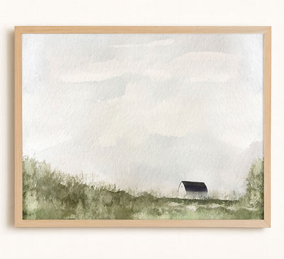 WHITE BARN - Museum Quality Art