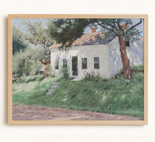 WHITE COTTAGE - Museum Quality Art