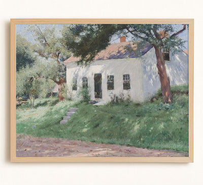 WHITE COTTAGE - Museum Quality Art