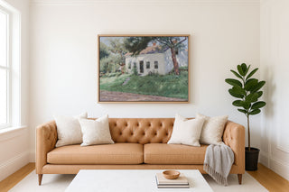 WHITE COTTAGE - Museum Quality Art