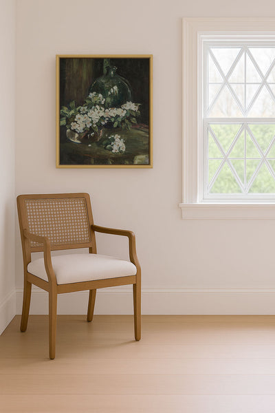 WHITE FLOWERS - Museum Quality Art