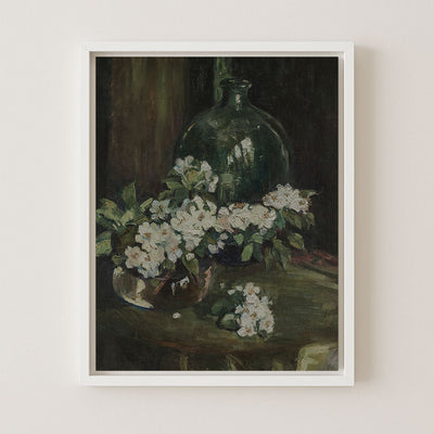 WHITE FLOWERS - Museum Quality Art