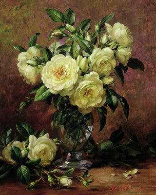 WHITE ROSES, A GIFT FROM THE HEART - Museum Quality Art