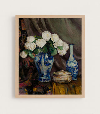 WHITE ROSES - Museum Quality Art