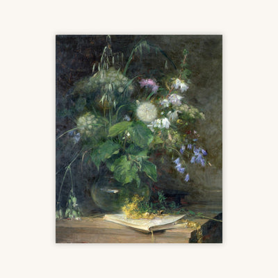 Wild Flowers in a Glass Vase — Primary Image