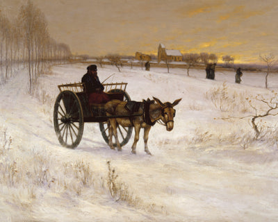 Winter Evening in France