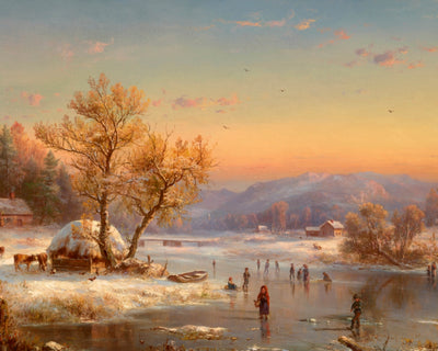 WINTER EVENING IN THE COUNTRY