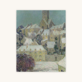 WINTER EVENING, VIEW OF A TOWN — Primary Image