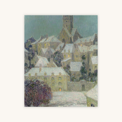 WINTER EVENING, VIEW OF A TOWN — Primary Image