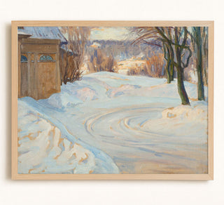 WINTER LANE - Museum Quality Art