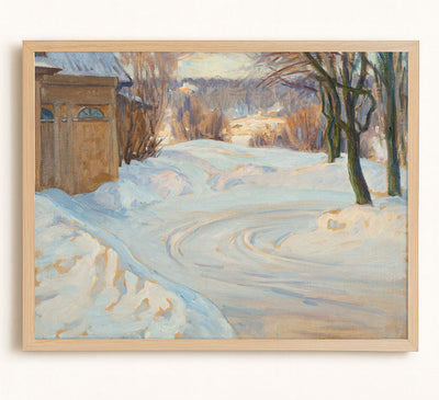 WINTER LANE - Museum Quality Art