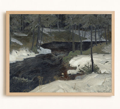 WINTER NIGHT - Museum Quality Art