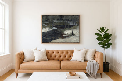 WINTER NIGHT - Museum Quality Art