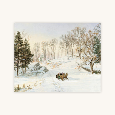 WINTER ON RAVENSDALE ROAD, HASTINGS-ON-HUDSON — Primary Image