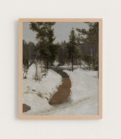 WINTER PATH - Museum Quality Art