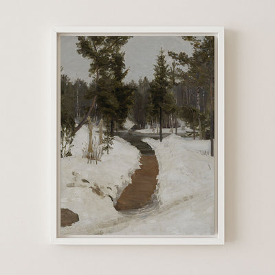 WINTER PATH - Museum Quality Art