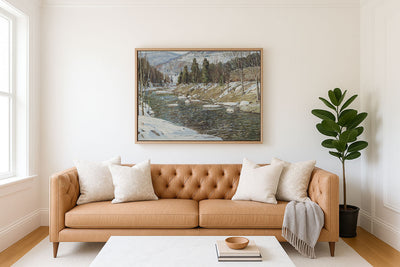 WINTER RIVER - Museum Quality Art