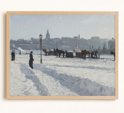Vintage Winter Scene