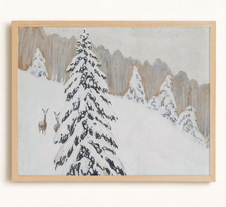 WINTER SLOPE - Museum Quality Art